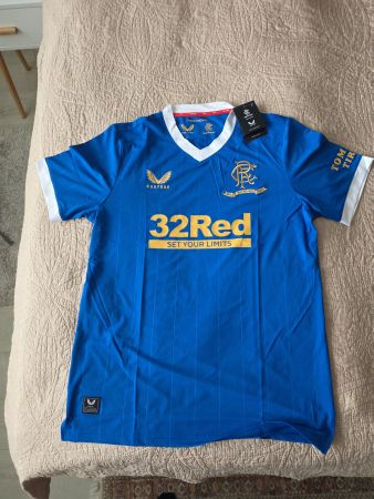 2021-2 Castore Glasgow Rangers Authentic Home Trikot, Gr. L