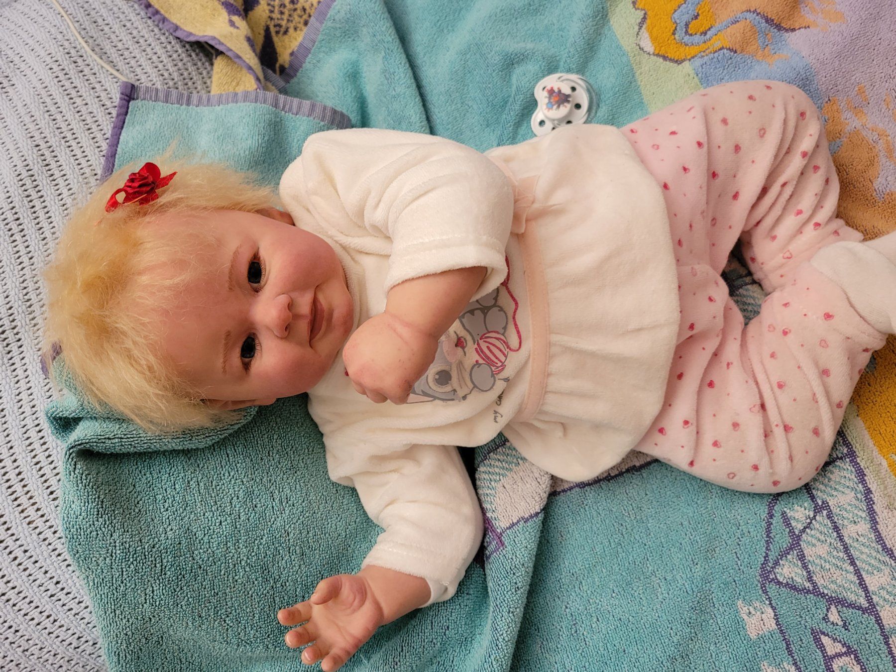 Reborn Bambole: Süsses blondes Reborn Baby – Nuovo (secondo la descrizione) da Windisch venduto da mku_gt55 2