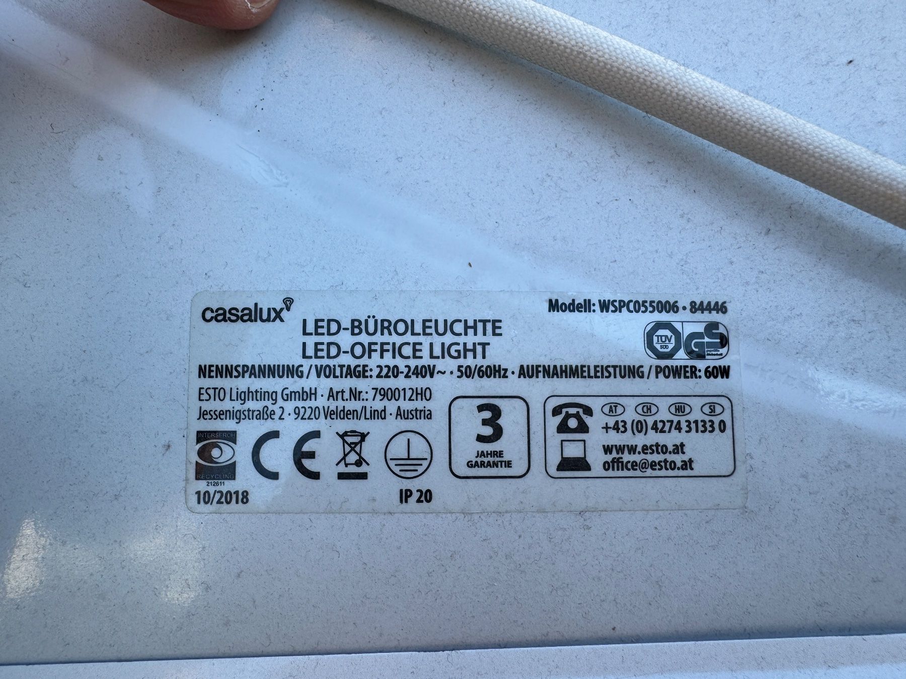 Lampadari & plafoniere: 2 LED Deckenpanels dimmbar – Usato da Rupperswil venduto da veronicaparente 3