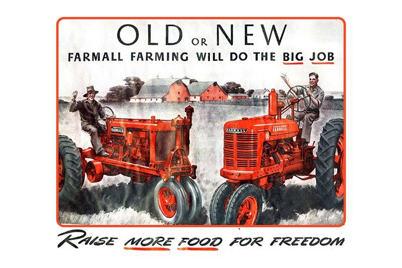 Schilder: Blechschild-FARMALL FARMING TRAKTOR-OLD OR NEW – Neu und originalverpackt aus Rupperswil von big-one-sale