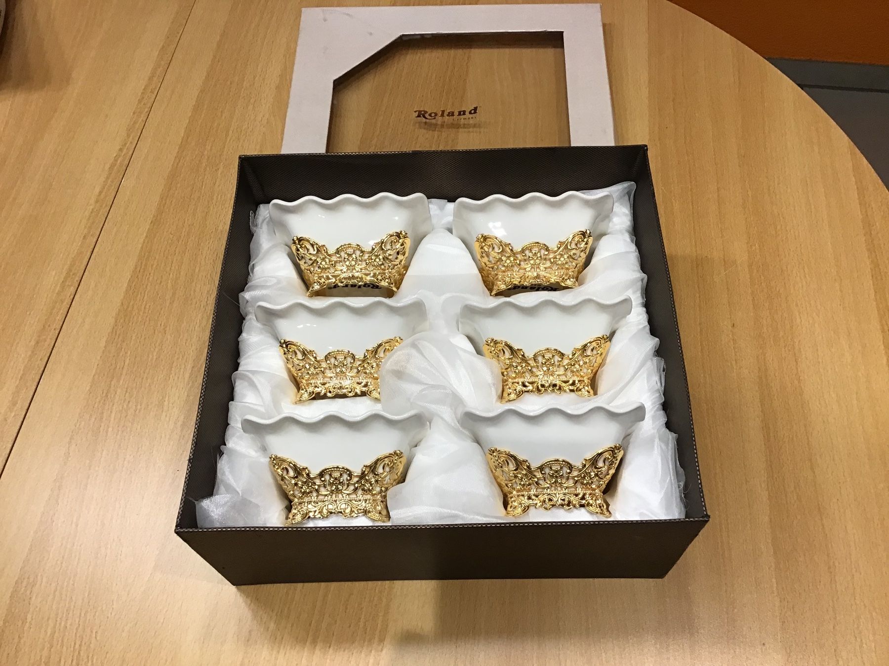 Set di piatti: Snackschalen Roland Germany – Nuovo e nell'imballaggio originale da Trimbach venduto da Mery70