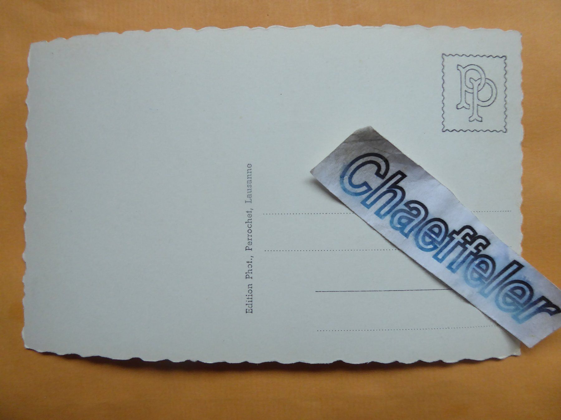 Cartoline postali: 1353. Lac de Neuchatel – Usato da Zürich venduto da Chaeffeler 1