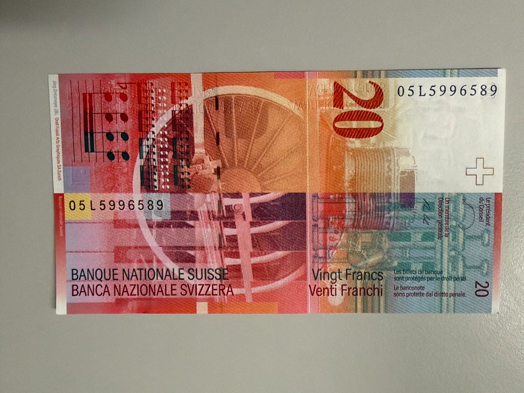 Banconote: Schweizer Banknote 20 Franken / ungefaltet – Nuovo (secondo la descrizione) da Arch venduto da Noah819 1