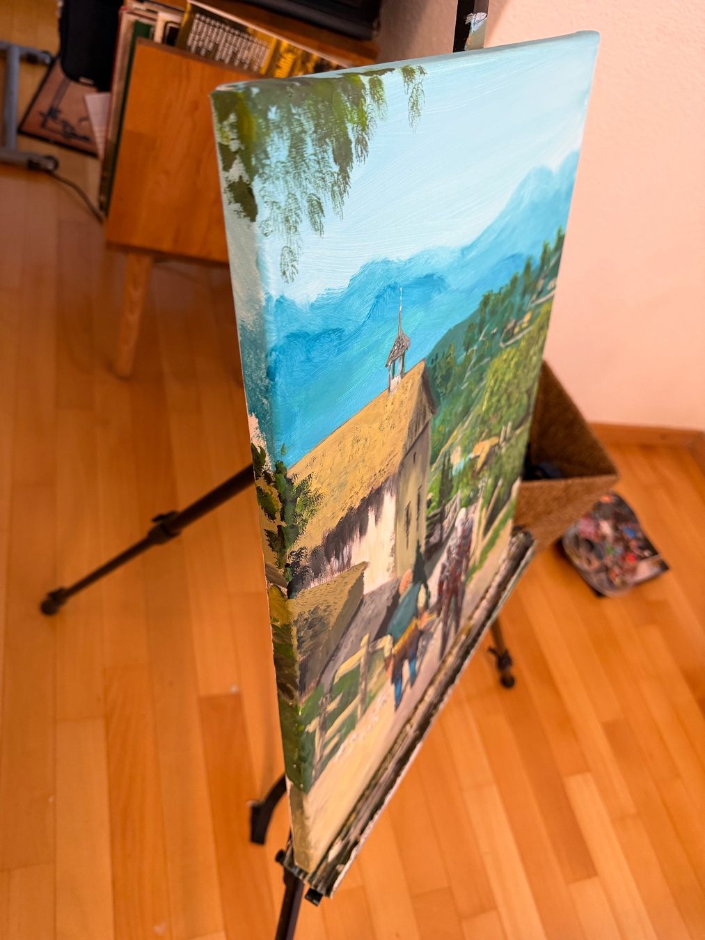Dipinti: Corvo Bianco - Witcher 3 Gemälde 50x40cm – Nuovo e nell'imballaggio originale da Pfäffikon SZ venduto da Andrei_Moro_Kunst 2