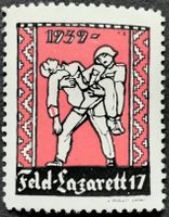 Soldatenmarke 2.WK, Feld-Lazarett 17, Wi San 101