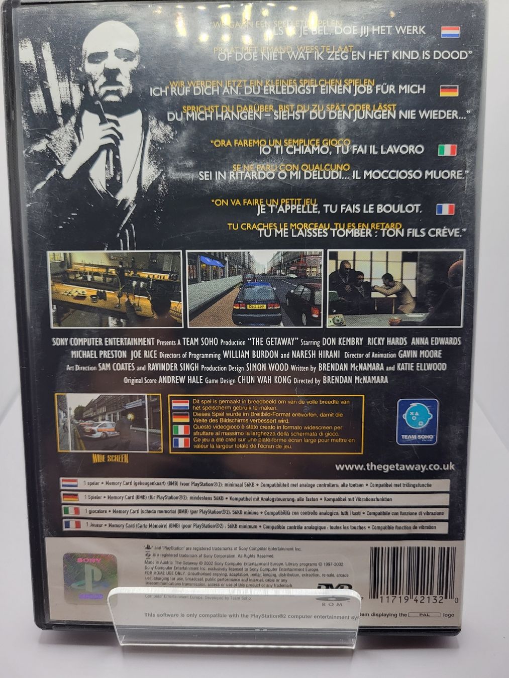 Sony Giochi: The Getaway - Jeu PS2 complet excellent état – Usato da Conthey venduto da Th3gr4yf0x 2