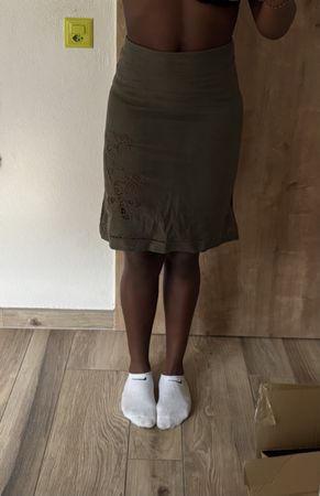JUPE KAKI VINTAGE
