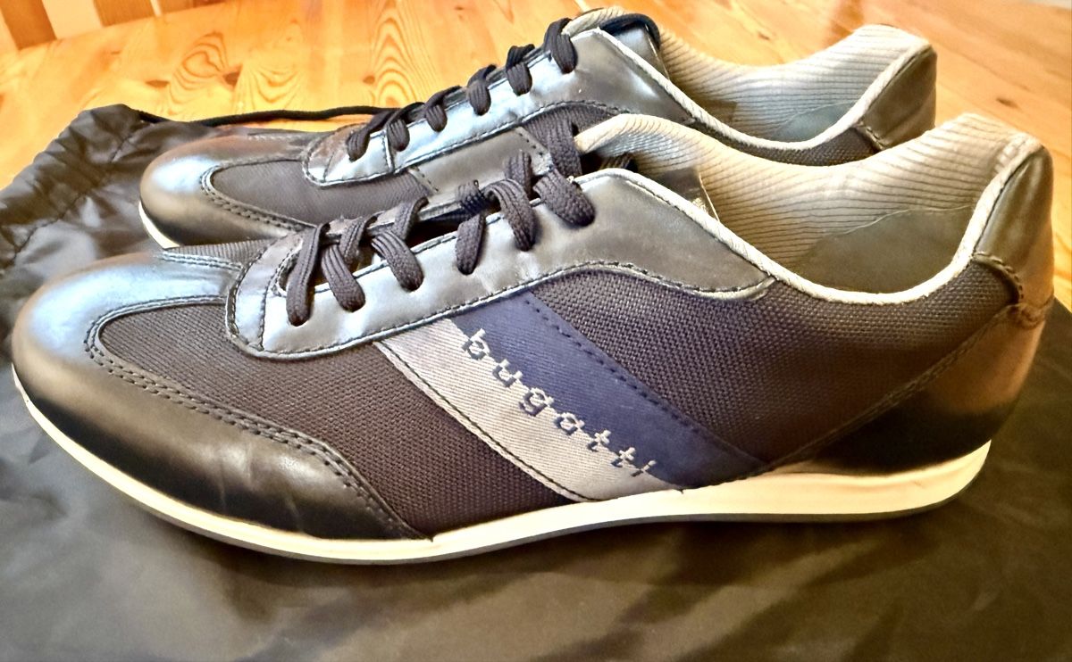 Bugatti Herrenschuhe: Echtleder Sneaker von Bugatti / Neu! – Neu (gemäss Beschreibung) aus Schattenhalb von Oodaaq
