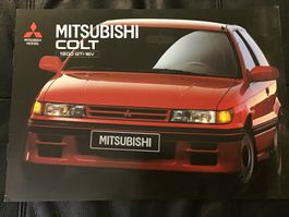 Mitsubishi Colt 1800 GTI 16 V Verkaufsprospekt Febr. 1990