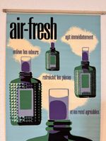Affiche publicitaire Air-fresh années 20/30