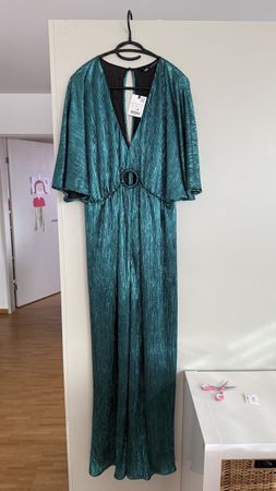 Zara Metallic Jumpsuit/ Anzug gr.L