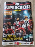 Affiche originale Supercross Geneva 1995, 58x40cm
