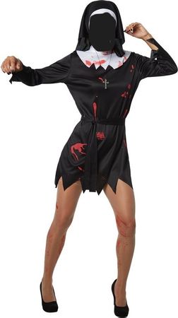 Kostüm Halloween Nonne L (neu) statt 29.90