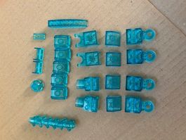 LEGO 28x Diverse Teile (transparent hellblau)