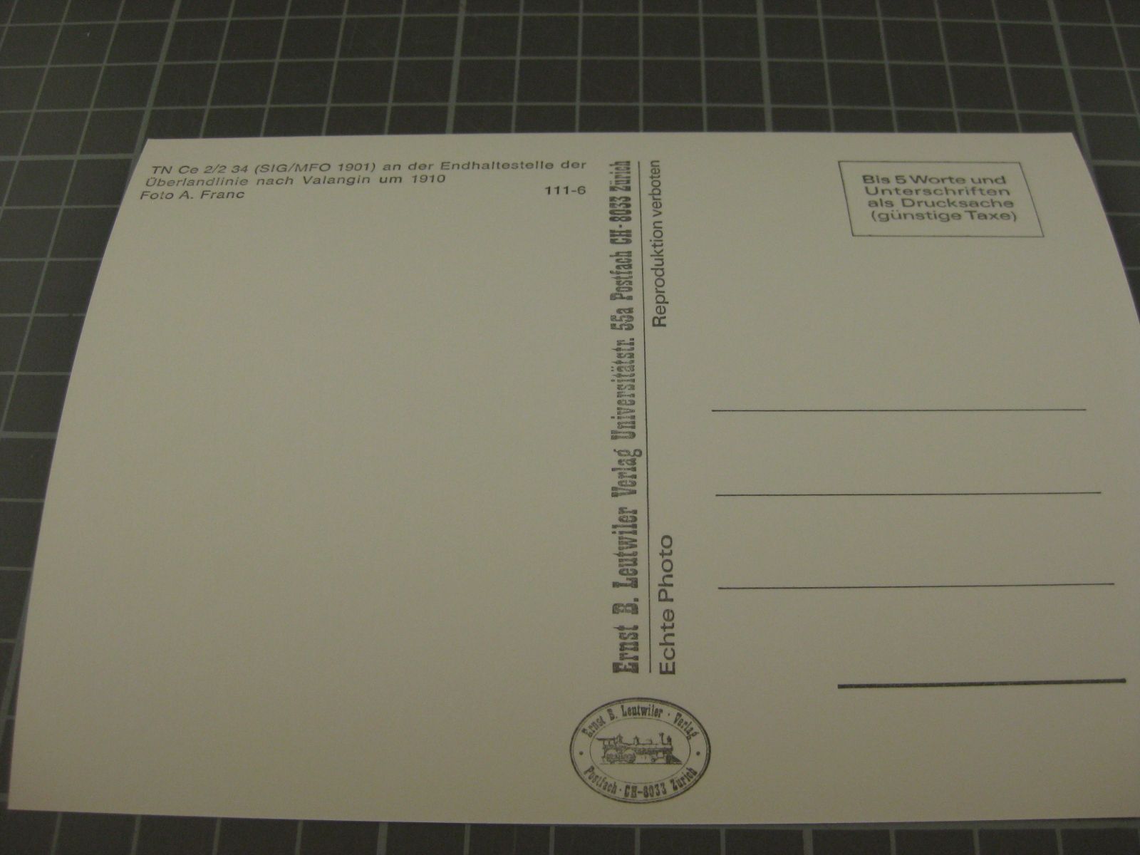 Cartoline postali: AK Neuchâtel Valangin mit Tram – Nuovo (secondo la descrizione) da Malters venduto da Marosko 1
