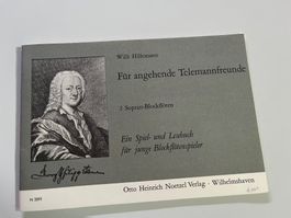 Notenheft mit Duetten für Blockflöte