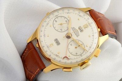 Angelus Orologi: ANGELUS  CHRONO DATA  Big Size der 50er – Usato da Rodersdorf venduto da luculus46 1