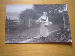 No 8 POstkarte  Jeune Fermiere 1920