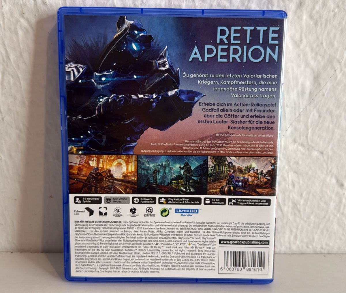 Sony Giochi: Godfall PS5 Action Game - Excellent Condition! – Usato da Ehrendingen venduto da bubulence 1