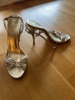Sandales à talons Gucci dorées taille 39,5