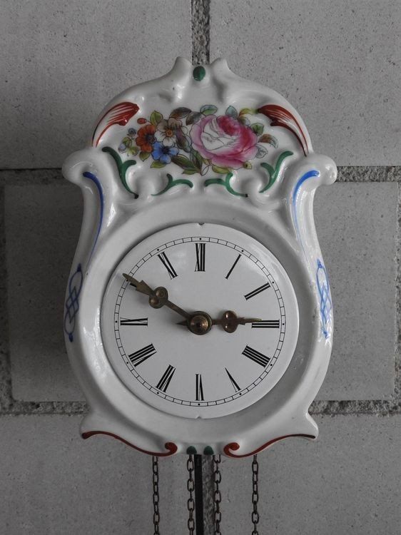 Orologi: Porzellan Uhr – Usato da Disentis-Muster venduto da Bix03 4