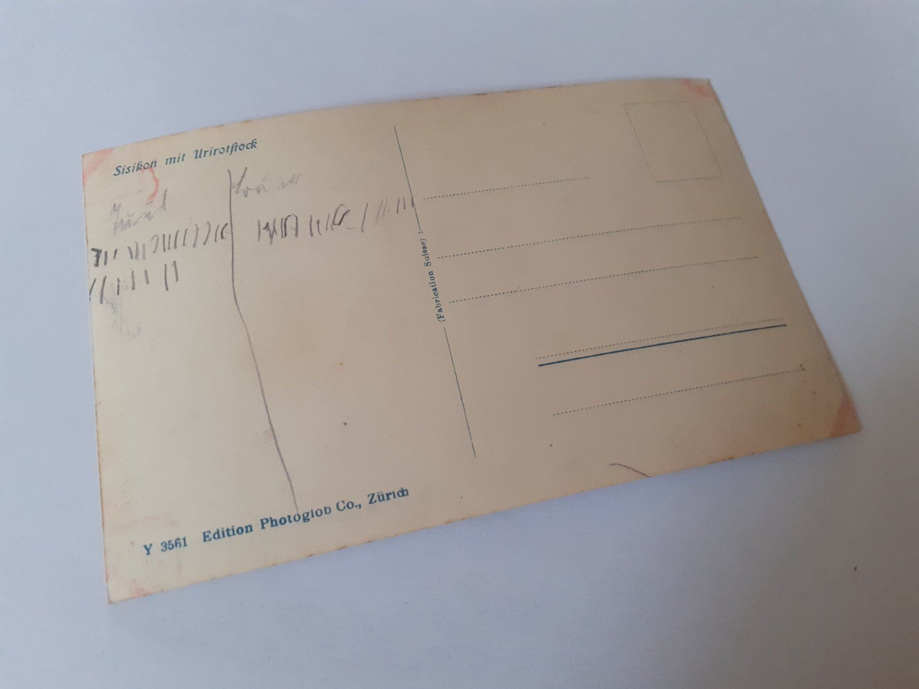 Cartoline postali: SISIKON - URIROTSTOCK – Usato da Winterthur venduto da Ornyx7 1