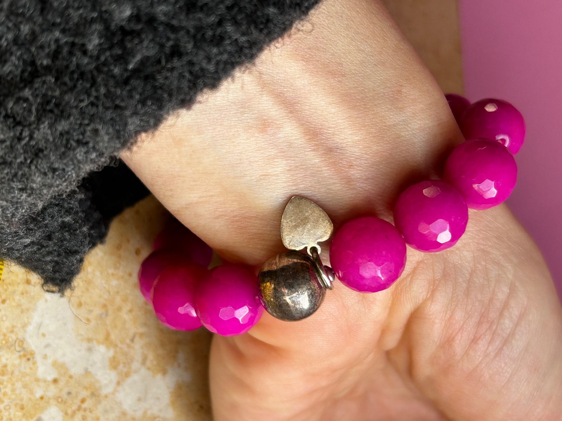 Bracciali & Braccialetti: Armband Pink mit Herz (20cm) – Usato da Laufen venduto da Bellebellezza 7