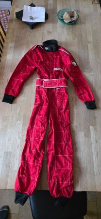 Combinaison karting rouge ALPINES STARS taille 24 bon état