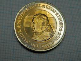 VATIKAN - 50 EURO CENT 2007 - BENEDIKT XVI. Probemünze