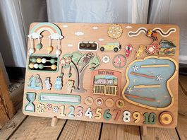 Holz Spielbrett Baby Kleinkind Montessori Activity Board