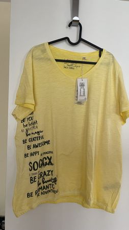 SOCCX T-Shirt Gelb Grösse 46neu mit Etikett