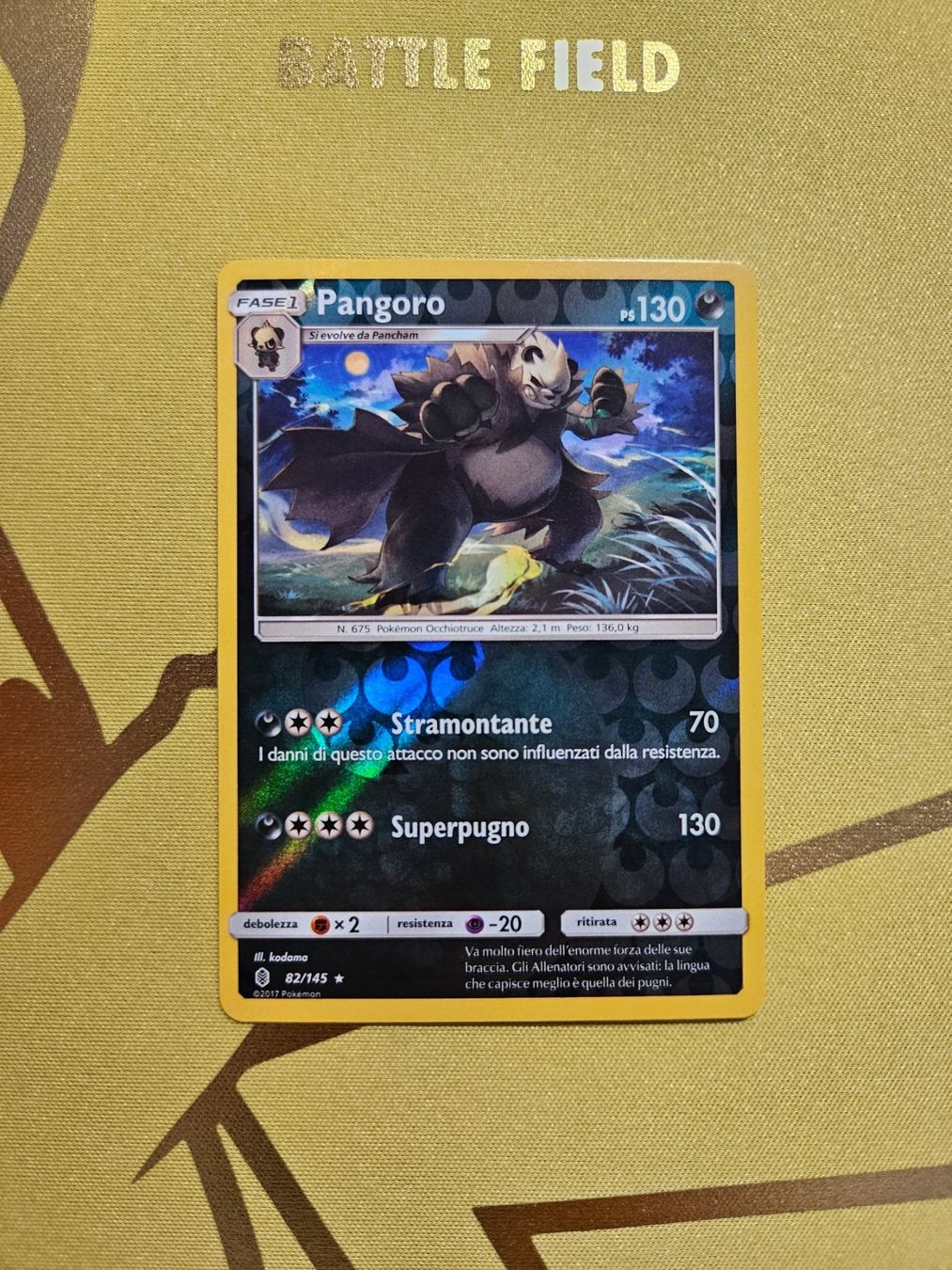 Pokémon Carte collezionabili: Guardians Rising - Pangoro – Usato da Bellinzona venduto da Pokemarco