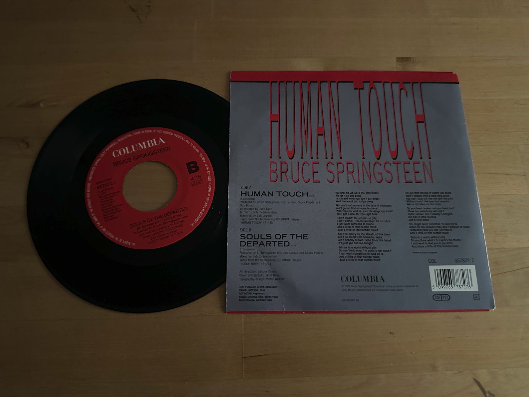 BRUCE SPRINGSTEEN tolle Human Touch Single Kult 90's Rock (Gebraucht ...