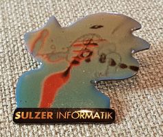 E176 - Pin SULZER Informatik Kunst Pin