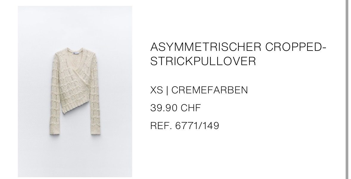 Zara Pullover & Sweatshirts: Zara xs – Gebraucht aus Menziken von Ranma 1