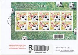 SBK 1275B Kleinbogen FDC Fussball EM 2008