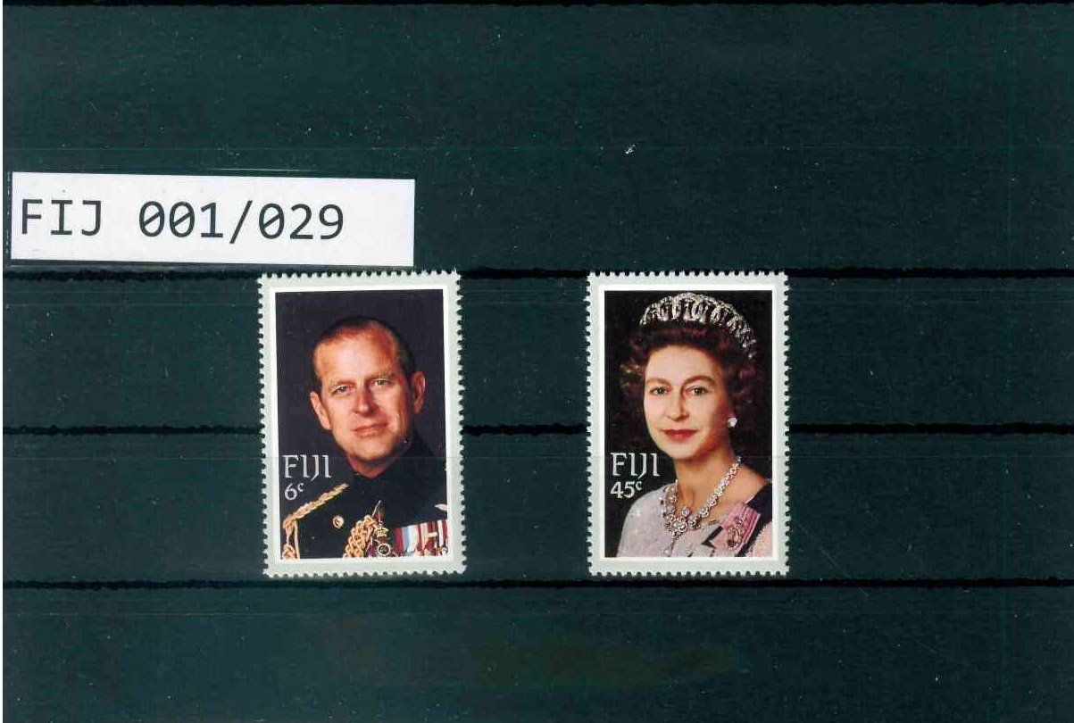 Alle Briefmarken: FIDSCHI INSELN 2 BRIEFMARKEN ROYALS – Neu (gemäss Beschreibung) aus Marly von Stampfinder