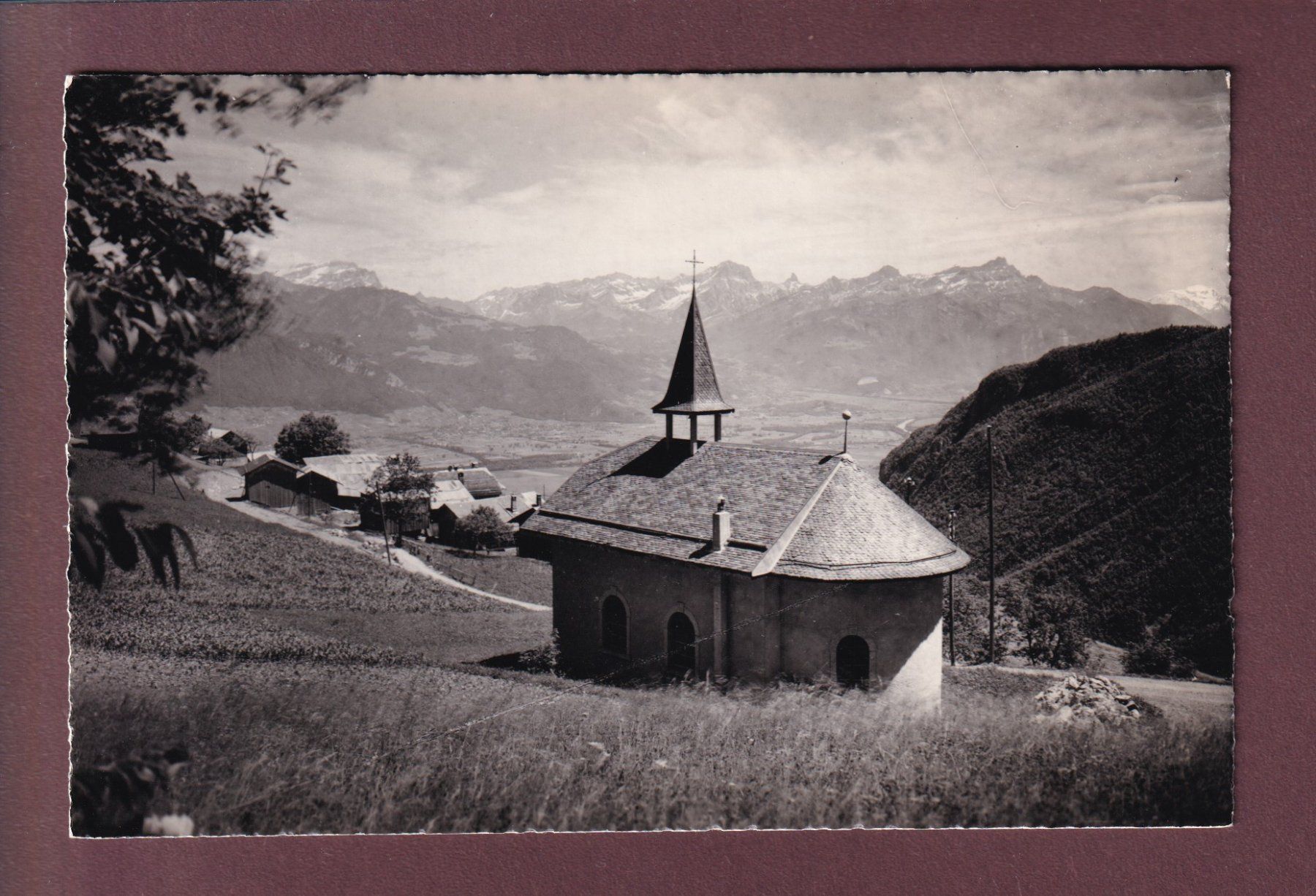 Cartoline postali: MIEX sur Vouvry - Chapelle – Usato da Pully venduto da nicecards