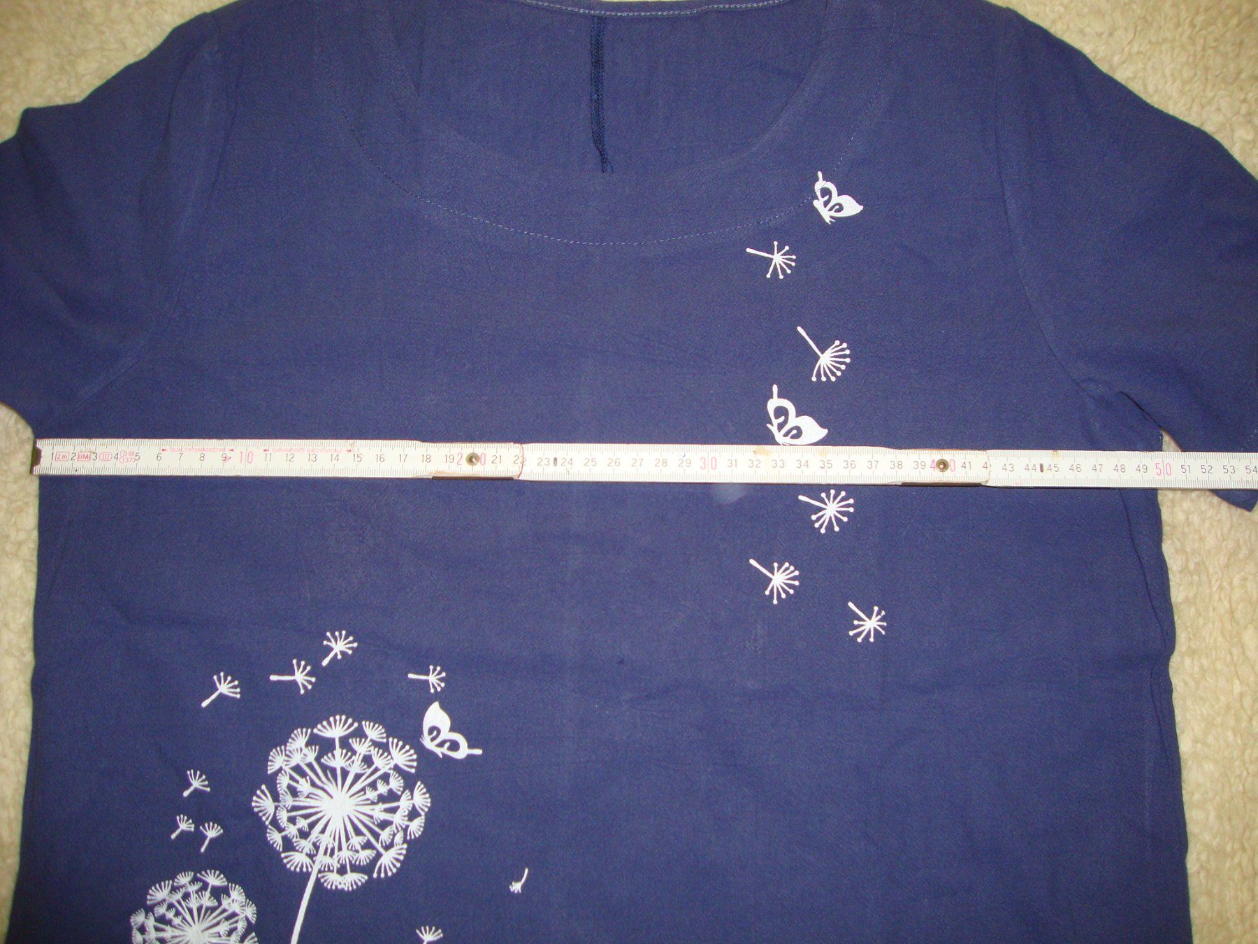 Blusen: blaue Pusteblume Bluse – Neu (gemäss Beschreibung) aus Laufen von ereli 1