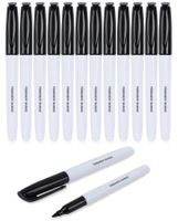 Permanentmarker, Schwarz, 12er-Pack