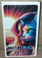 Jeu de cartes de Tarot "Colorful Cat Tarot",en anglais,Neuf