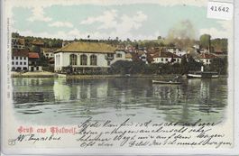 Gruss aus Thalwil vom See aus gesehen