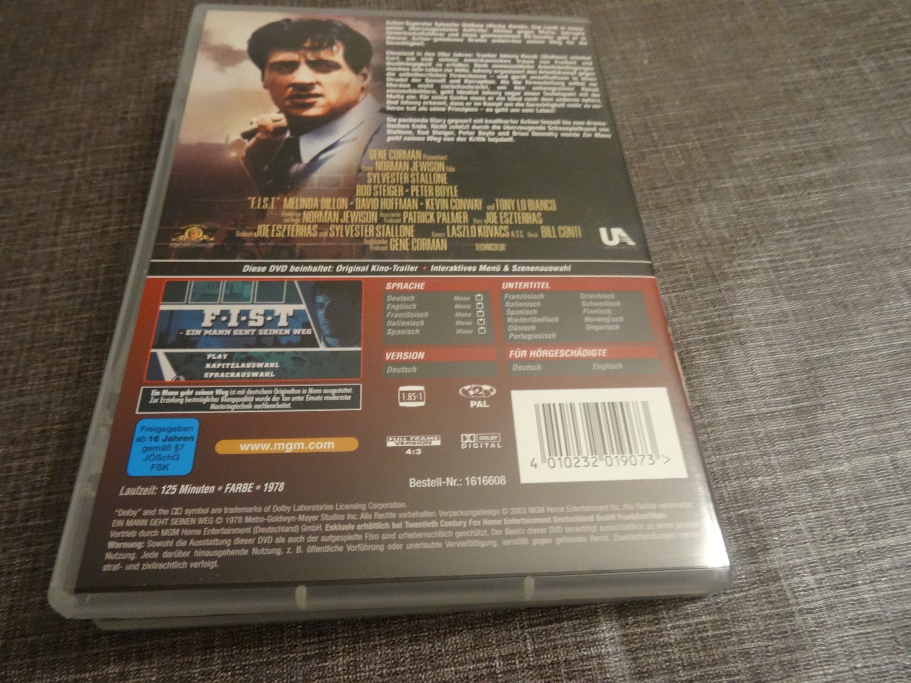Alle DVDs: DVD Ein Mann geht seinen Weg Sylvester Stallone – Gebraucht aus Olten von Disc-Verkauf 2