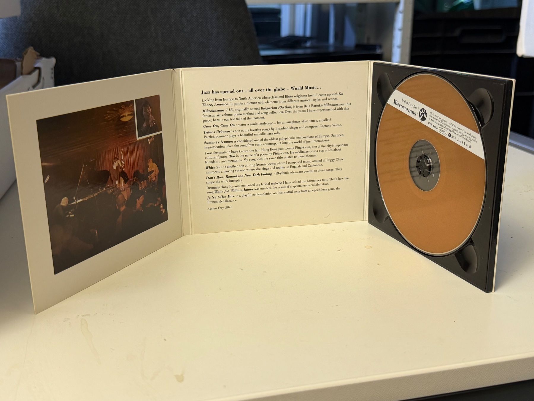 CD: Adrian Frey Trio - Microcosmos - SRA04A – Nuovo (secondo la descrizione) da Küsnacht ZH venduto da JazzRecords 2