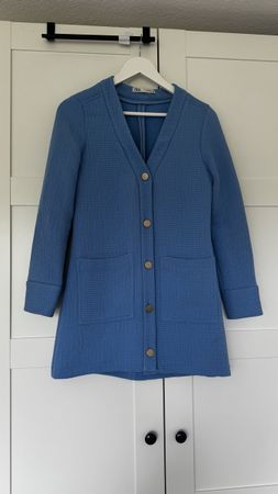 Cardigan Zara blau strukturiert Grösse S guter Zustand