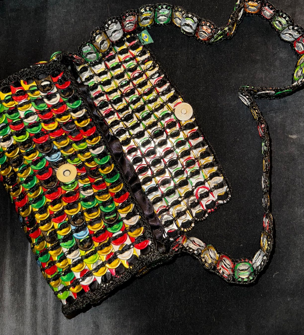 Borse da donna: Handmade Upgraded Upcycled Soda Drinks Can’s Pull Tabs Bag – Nuovo (secondo la descrizione) da Birsfelden venduto da Brut-Reserve 8