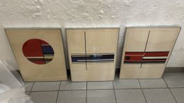 Jean Gorin | Serigraphie | Sujet M | 3 Teile