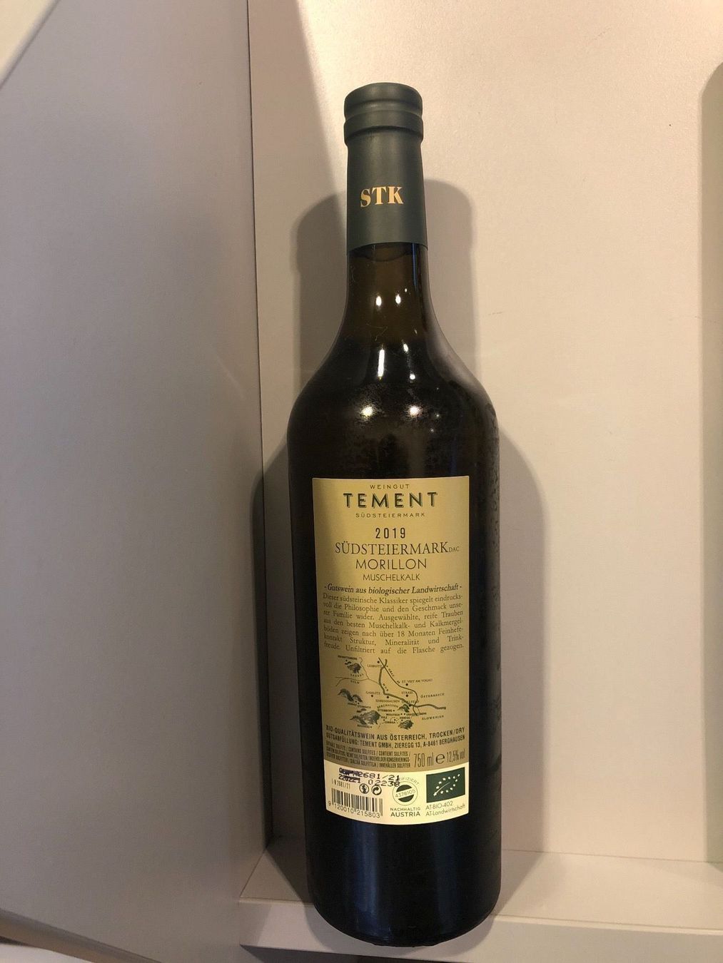 Vino: TEMENT Morillon MuschelkalkSüdsteiermark – Nuovo e nell'imballaggio originale da Wald ZH venduto da mlnt 1