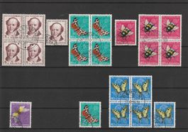 1954 Serien gestempelt