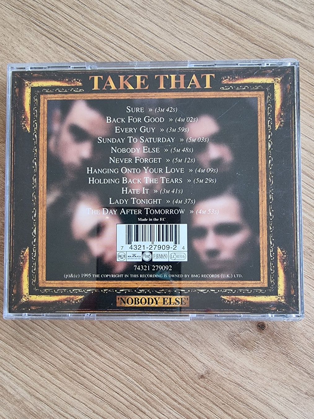 CD: Take That CD "Nobody else" 1995 – Usato da Winterthur venduto da Christinakim 1